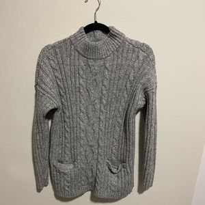 Abercrombie and Fitch Chunky Grey Sweater